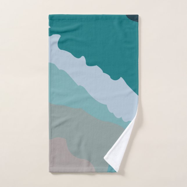 Plage de l'océan (Serviette à main)
