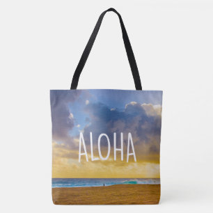 Plage de Lumahai, Kauai, Aloha sac hawaïen de