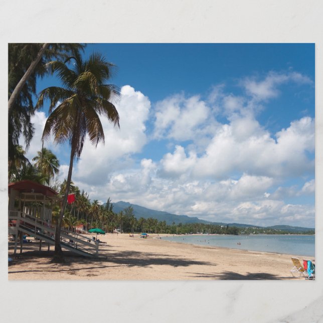 Plage de Luquillo Porto Rico (Devant)
