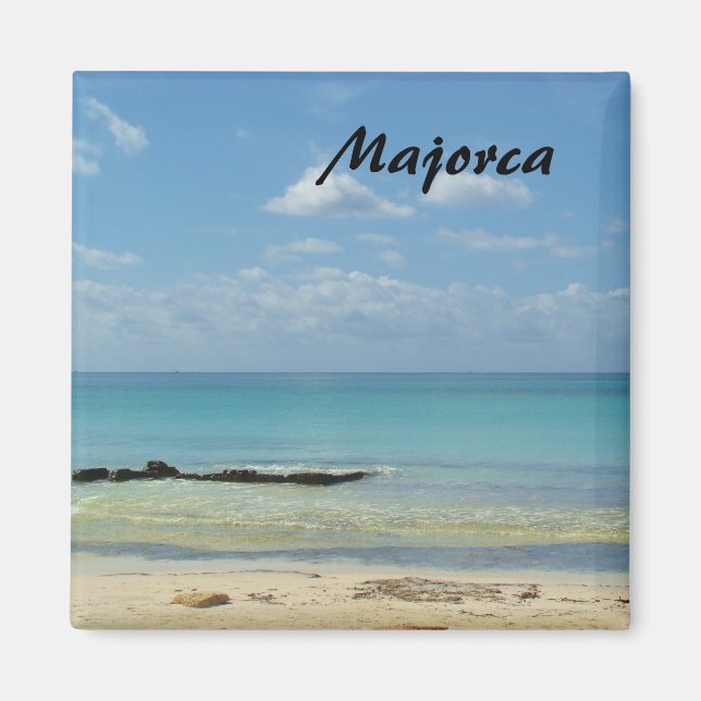Plage de Majorque - Magnet souvenir (Devant)