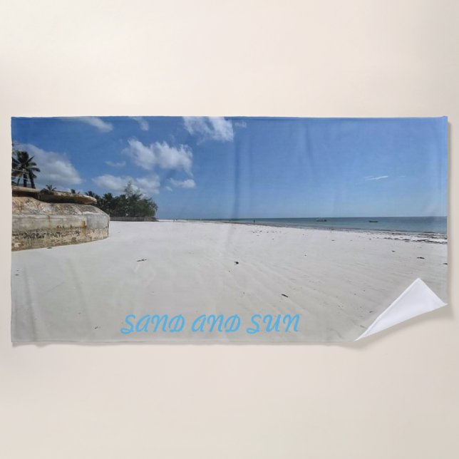 Plage de Murugi & Piscine Sable & Serviette Sun Be (Devant)