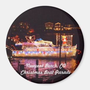 Plage de Newport, aimant de réfrigérateur de CA