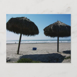 Plage de Rosarito, Mexique carte postale