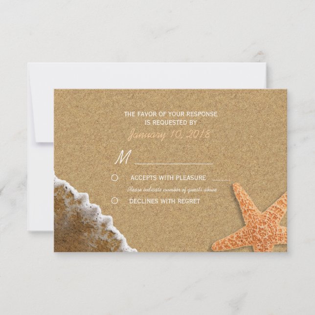 Plage de sable et de coquillages RSVP (Devant)