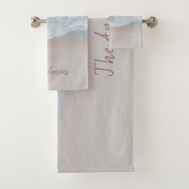 plage de sable tropical océan vagues ensoleillées  (En situation)