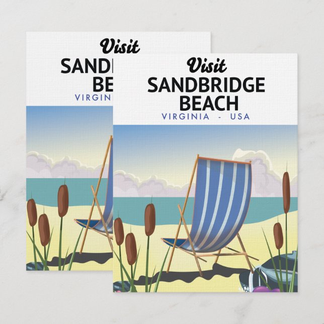 Plage de Sandbridge Virginie États-Unis, (Devant / Derrière)