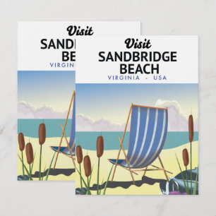 Plage de Sandbridge Virginie États-Unis,