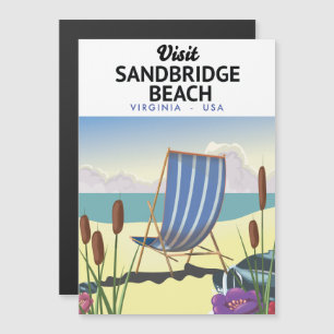 Plage de Sandbridge Virginie États-Unis,