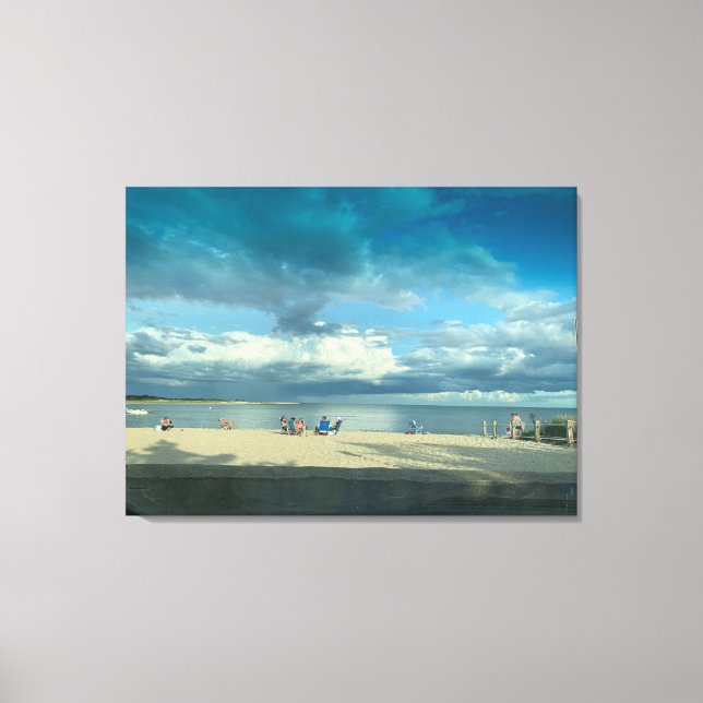 Plage de Summer Sunset, Cape Cod Impression sur to (Recto)
