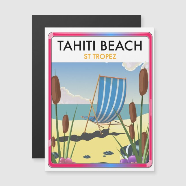 Plage de Tahiti st tropez (Devant / Derrière)