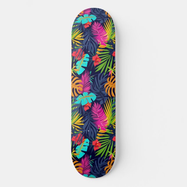 Plage d'été cool Palm Skateboard conçu (Recto)