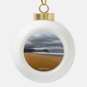 Plage d'Islande - Ornement en céramique
