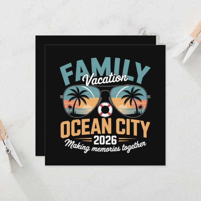 Plage d'Ocean City (Devant/Arrière en situation)