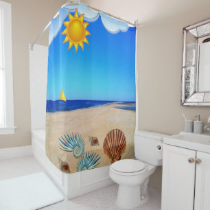 Plage du rideau de douche