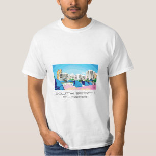 PLAGE DU SUD fraîche, T-shirt de MIAMI, la FLORID