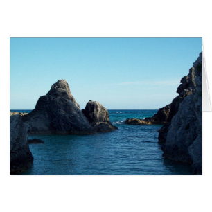 Plage en fer à cheval Bermudes