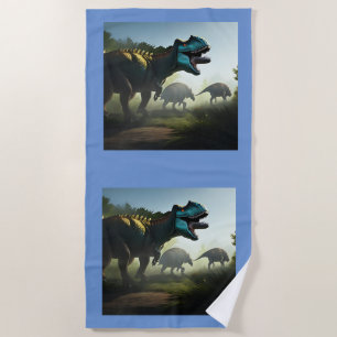 Plage Giganotosaurus Dinosaures Prowling, Serviette de p