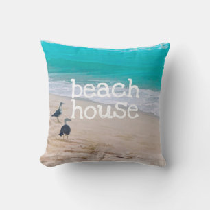 plage house coussin d'art océan