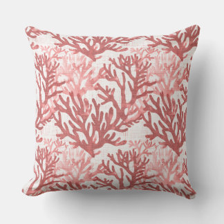 Plage Jeu d'oreillers | Coussin décoratif de corai