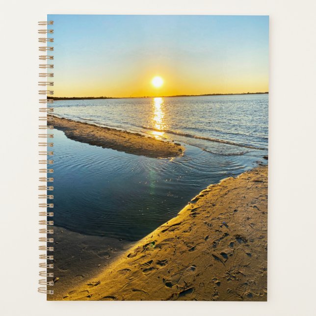 Plage Jones Beach New York NY LI coucher de soleil (Devant)