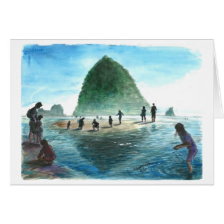 Plage l'explorant de l'Orégon