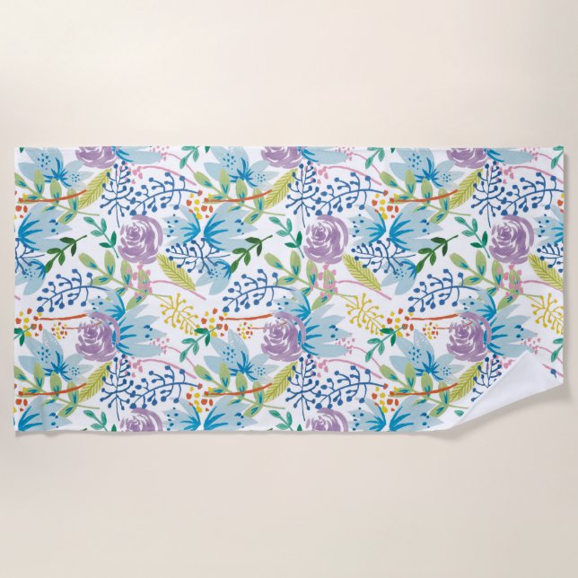 Plage Lilla serviette de jardin (Devant)