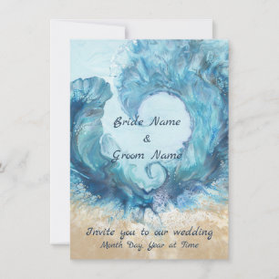 Plage Love Faire-part de mariage