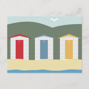 PLAGE MAISONS CARTES POSTALES ART