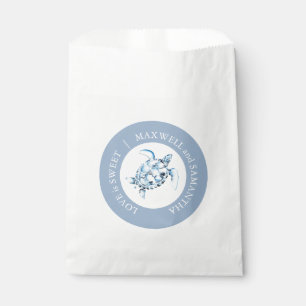 Plage Mariage Favoriser Sacs Aquarelle Tortue de m