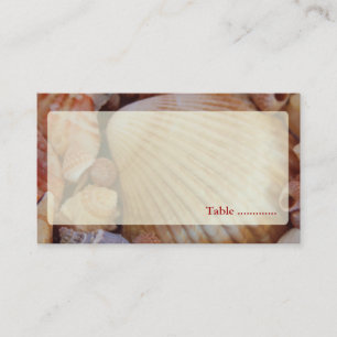 Plage Mariage multicolore Coquillage Cartes de Pla