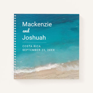 Plage Mariage personnalisé Sandy Waves Livre d'or