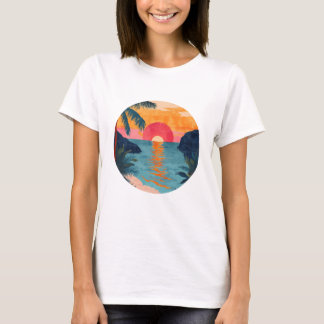 Plage Maritim Mond Welle Océan Océan T-shirt