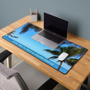 Plage Ocean View Palm Trees ou votre photo