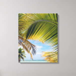 Plage Palms impression de toile
