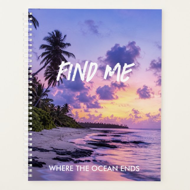 Plage paradisiaque de l'île tropicale FindMe perso (Devant)