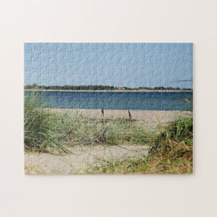 Plage puzzle avec dunes