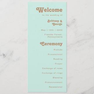 Plage Retro | Programme de mariage aquatique