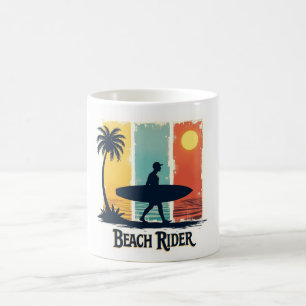 Plage Rider ☕ Rétro Surfer Tropical Mug