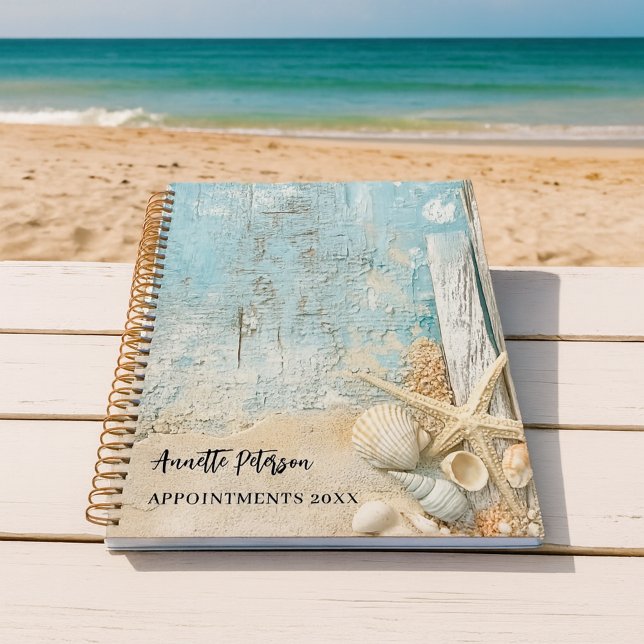 Plage sable bleu étoile de mer coquillage 2027 (Créateur téléchargé)