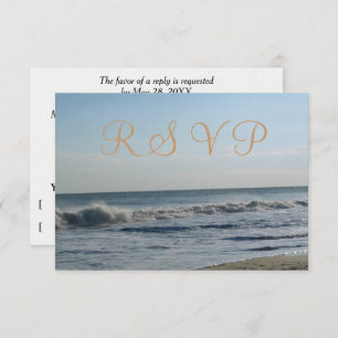 Plage Sand Ocean Waves Mariage RSVP