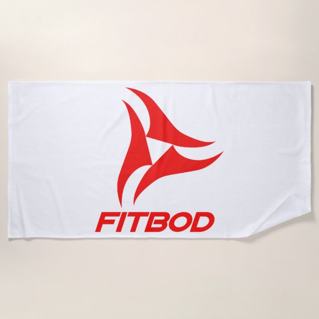 Plage Serviette de Fitbod (Devant)