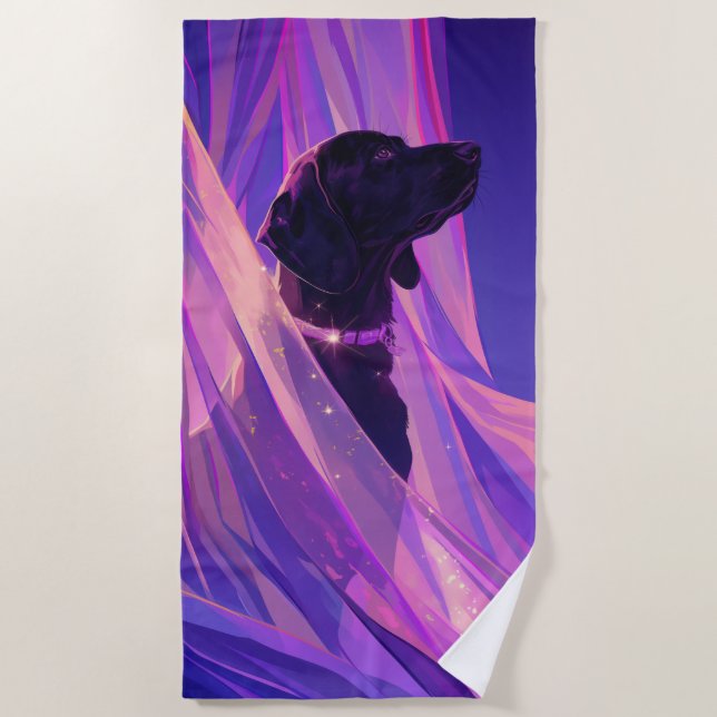 Plage Serviette de labrador Swiftie (Devant)