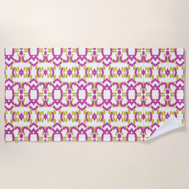 Plage Serviette de plage, Bea motif en tissu classique m (Devant)