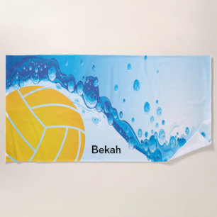 Plage Serviette de polo d'eau