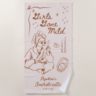 Plage Serviette de spa pour enterrement de vie de jeune