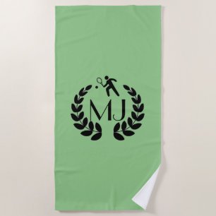 Plage Serviette de tennis personnalisée sur mesure