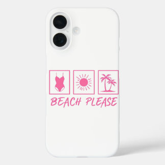 Plage S'il vous plaît coque iphone
