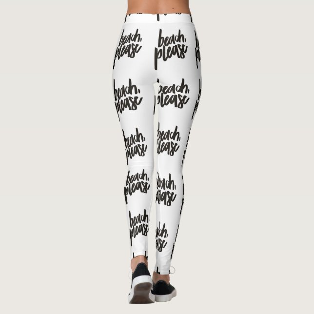 Plage S'Il Vous Plaît Leggings (Dos)