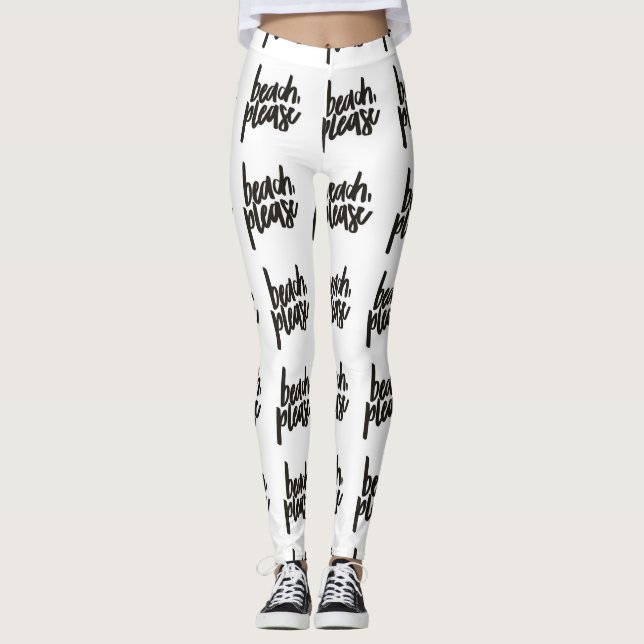 Plage S'Il Vous Plaît Leggings (Devant)