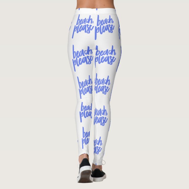 Plage S'Il Vous Plaît Leggings (Dos)